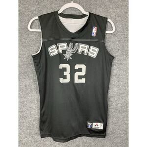SPURS NBA Reversable Team Jersey #32 Sean Elliott Youth Large Black & White